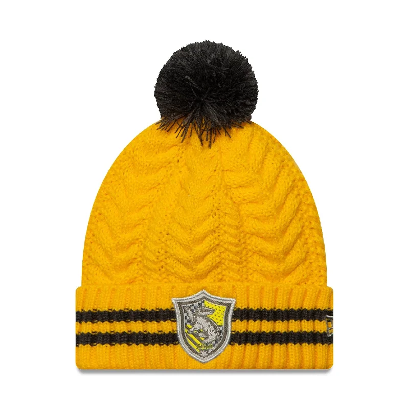 Harry Potter Youth Harry Potter Yellow Bobble Knit Beanie Hat