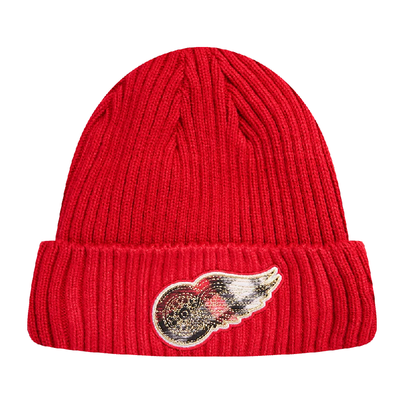 NHL DETROIT RED WINGS PRO PREP KNIT BEANIE (RED)