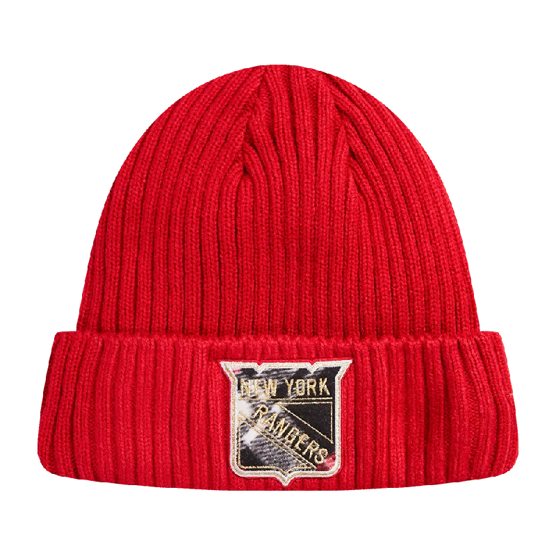 NHL NEW YORK RANGERS PRO PREP KNIT BEANIE (RED)