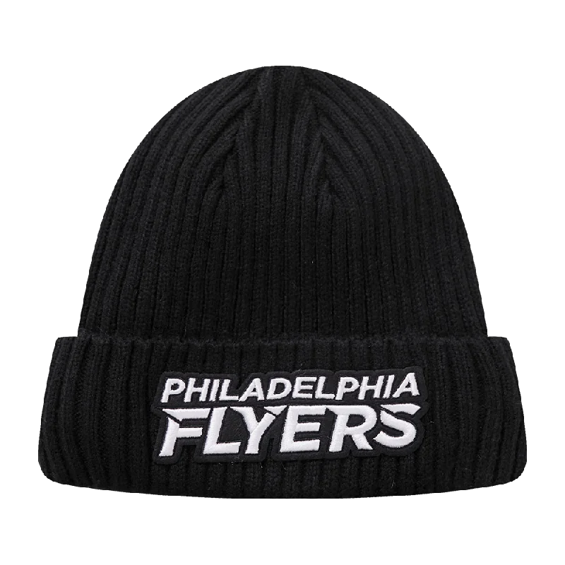 NHL PHILADELPHIA FLYERS CLASSIC CORE UNISEX BEANIE (BLACK)