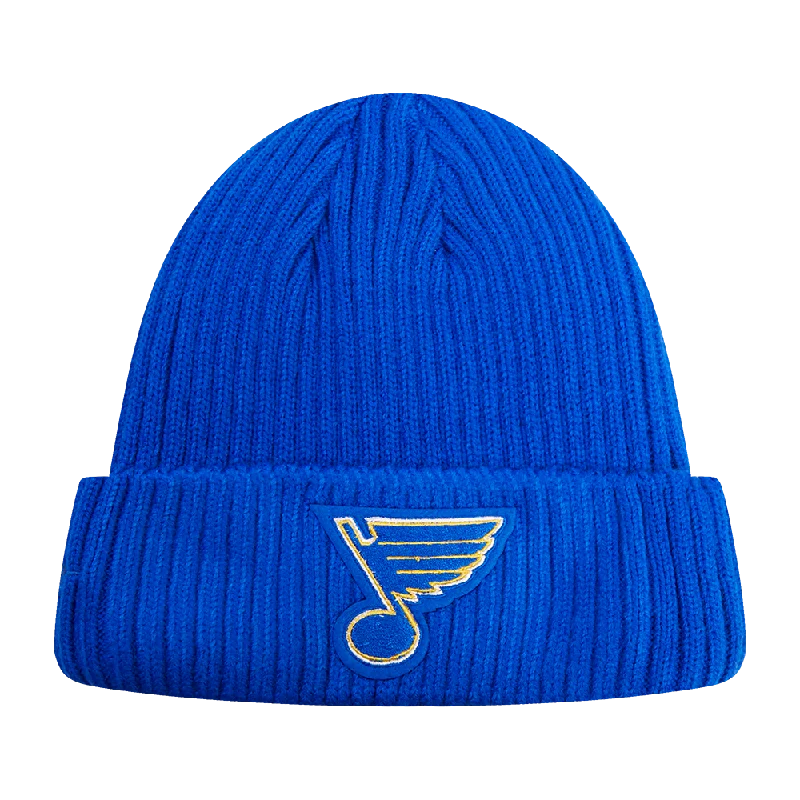 NHL ST. LOUIS BLUES CLASSIC CORE UNISEX KNIT BEANIE (ROYAL BLUE)