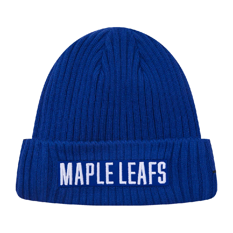 NHL TORONTO MAPLE LEAFS CLASSIC CORE UNISEX KNIT BEANIE (DODGER BLUE)