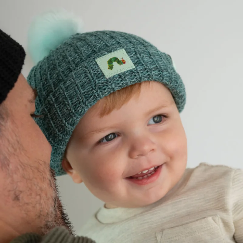 Hungry Caterpillar Toddler Pom Beanie + Book