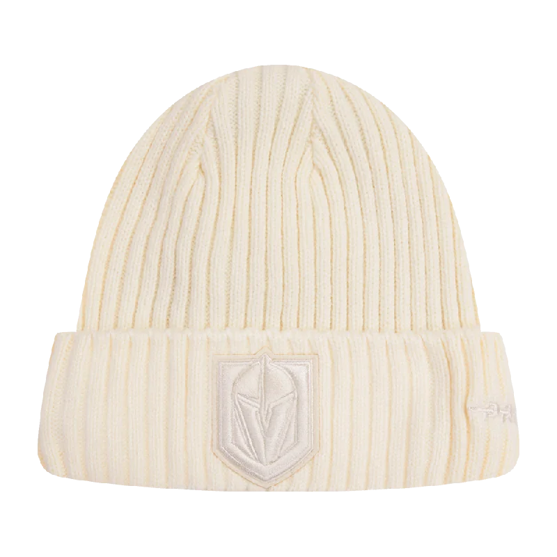 NHL VEGAS GOLDEN KNIGHTS NEUTRAL BEANIE (EGGSHELL)