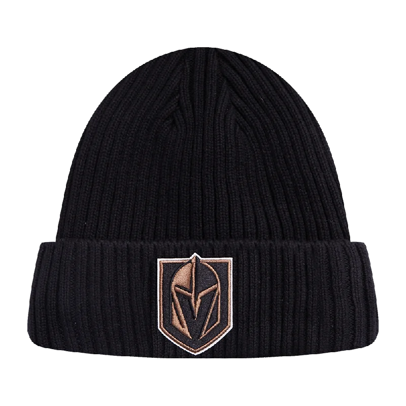 NHL VEGAS GOLDEN KNIGHTS KNIT BOX SET BEANIE (BLACK)