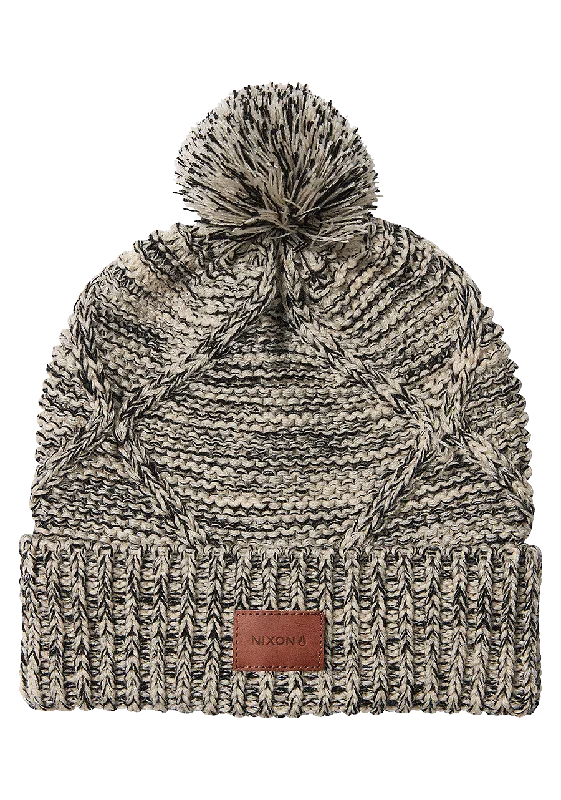 Julian Pom Beanie - Khaki / Black