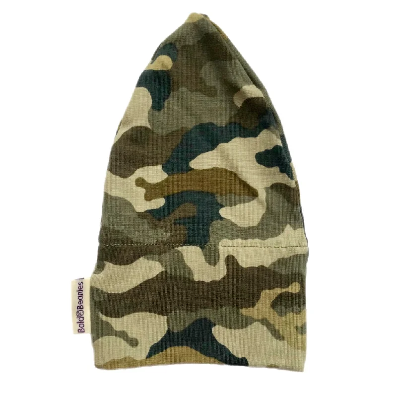 Kids Unisex Camouflage Bold Beanies Hat