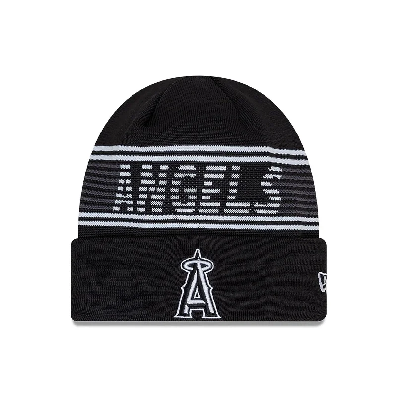 LA Angels City Connect Black Sport Knit Beanie Hat