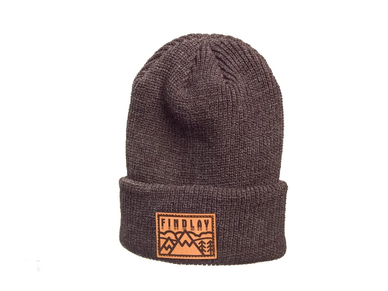 Leather Alpine Beanie