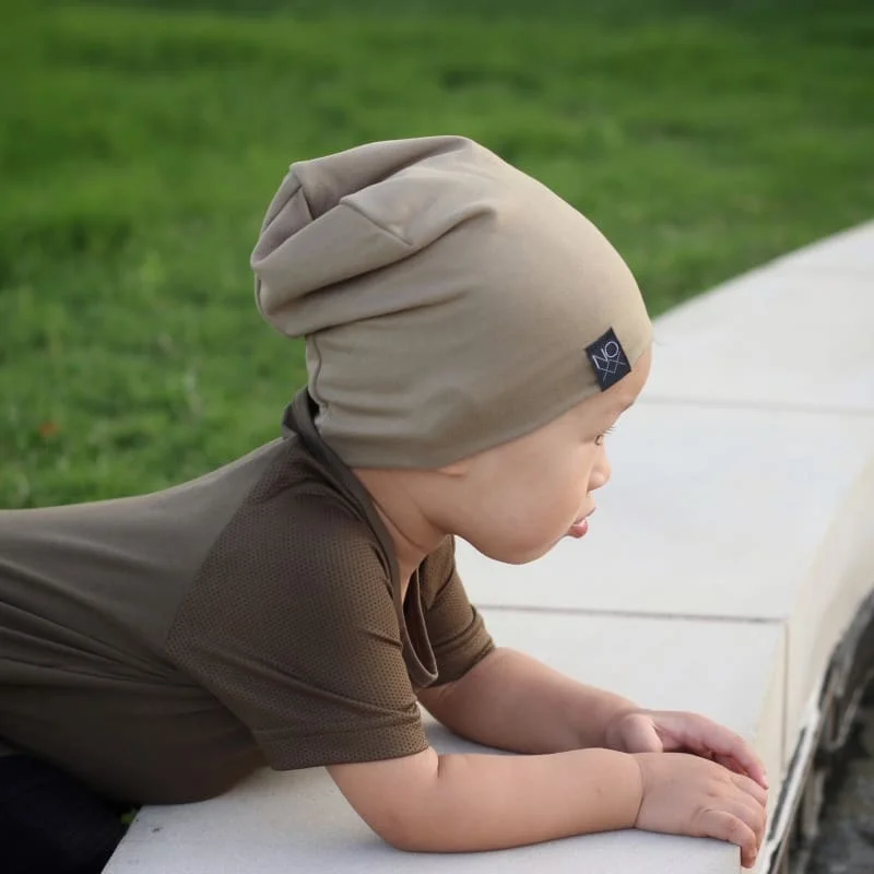 Light Olive | Jersey Knit Beanie