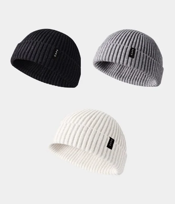 LOGO FISHERMAN BEANIE 3-PACK 2.0.