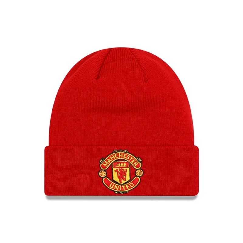 Manchester United FC Red Cuff Knit Beanie Hat