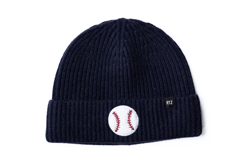 Midnight Terry Baseball Beanie