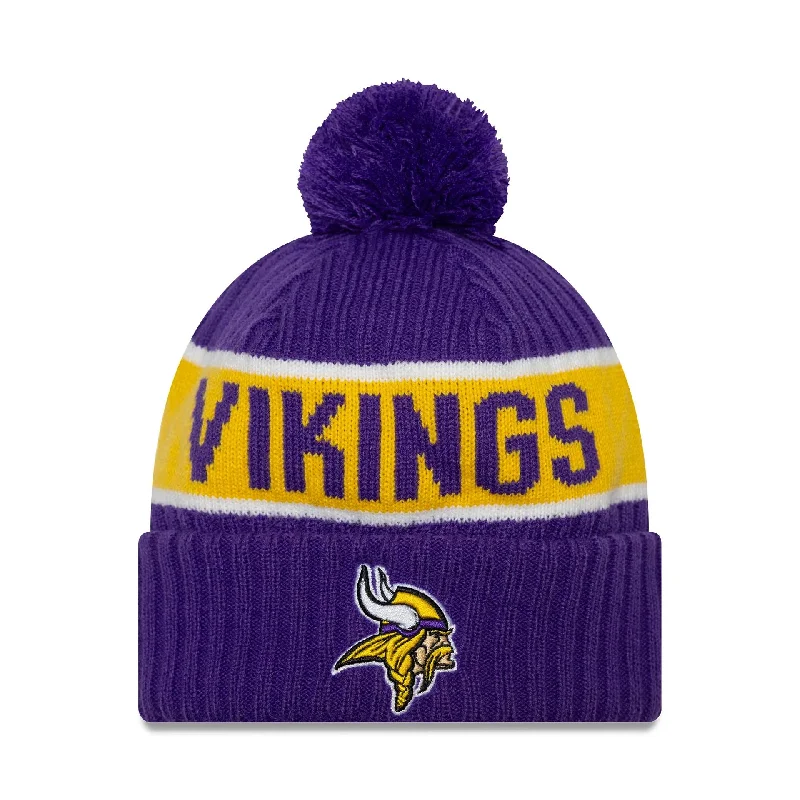 Minnesota Vikings NFL International Series Games London 2024 Purple Sportknit Beanie Hat