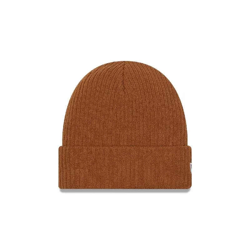 New Era Dark Brown Cuff Knit Beanie Hat