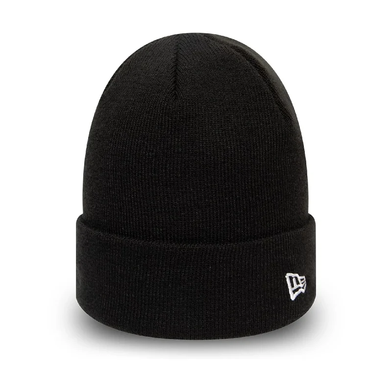 New Era Essential Black Cuff Beanie Hat