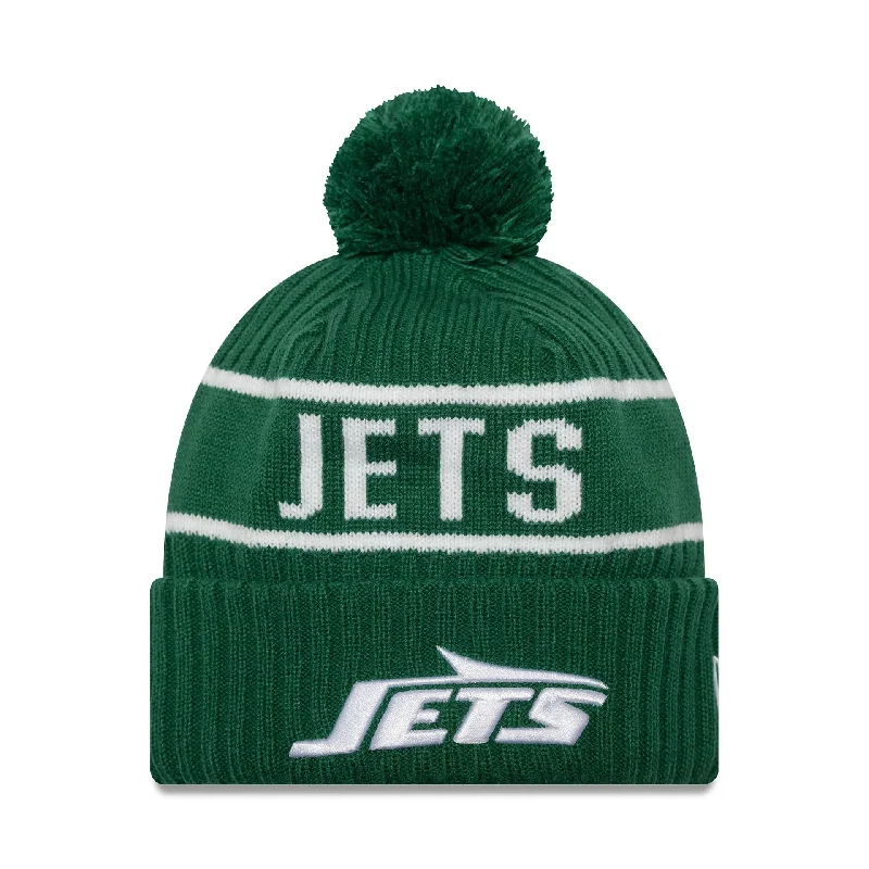 New York Jets NFL International Series Games London 2024 Green Sportknit Beanie Hat