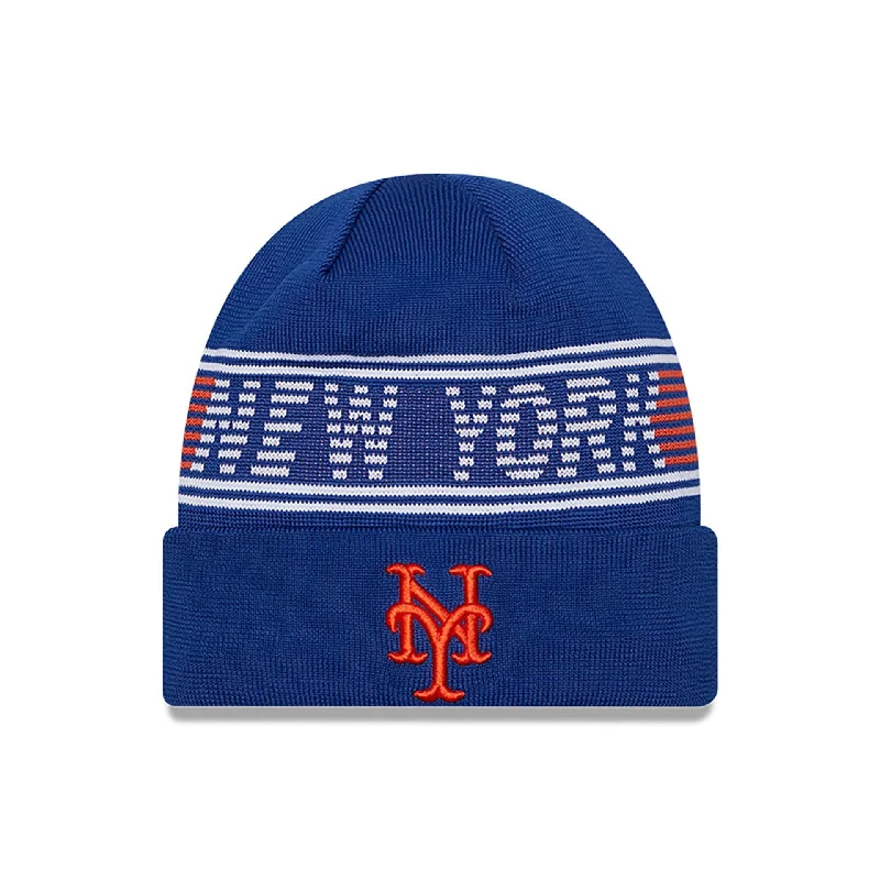 New York Mets City Connect Blue Sport Knit Beanie Hat