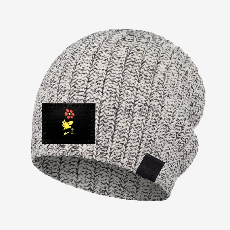 Woodstock Black Speckled Beanie