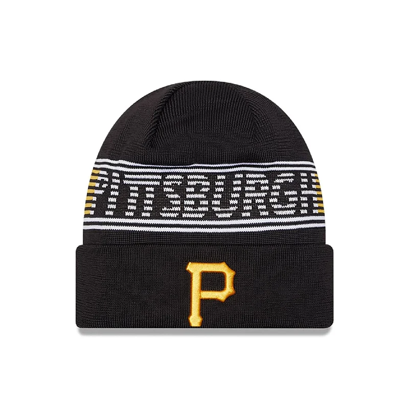 Pittsburgh Pirates City Connect Black Sport Knit Beanie Hat