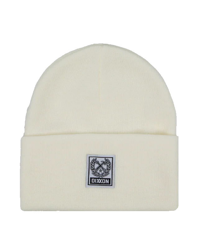 Ribbed Beanie - White