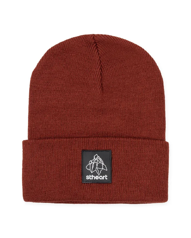 Rock Logo Beanie | Rust