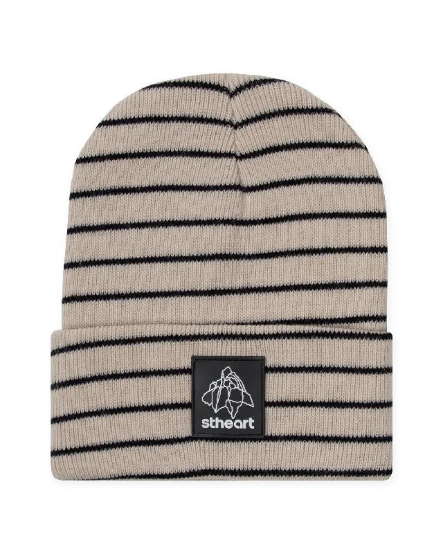 Rock Logo Beanie | Sandstone