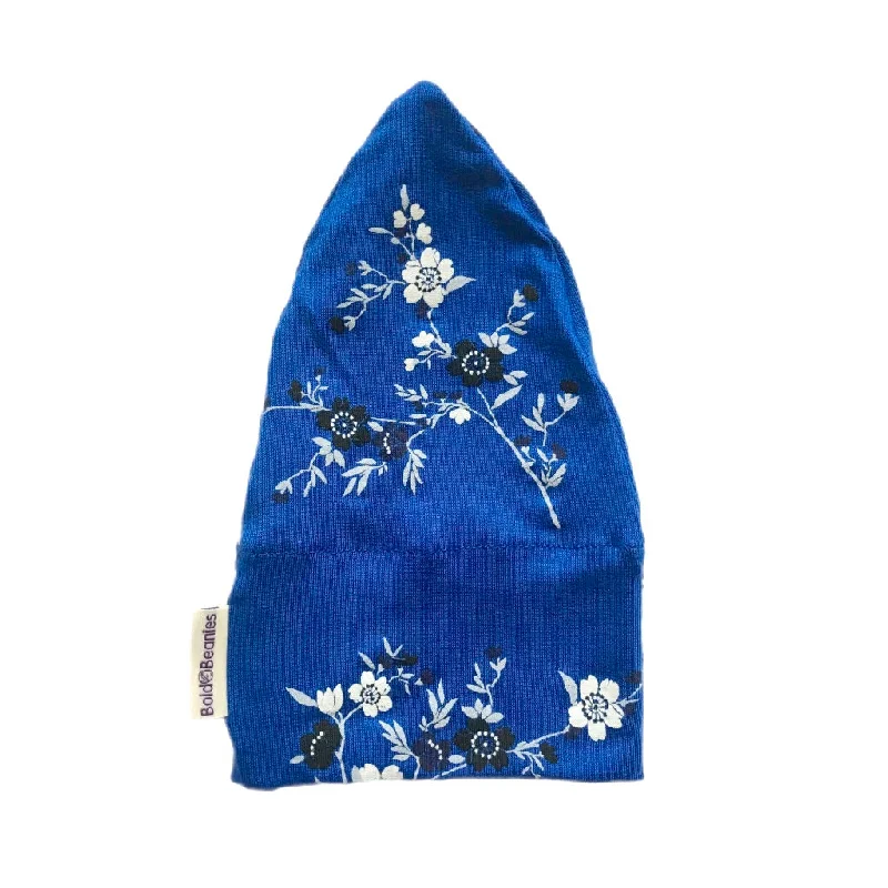 Royal Floral Cotton Cancer Hair Loss Hat