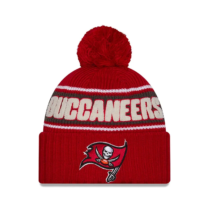 Tampa Bay Buccaneers NFL Sideline 2024 Red Sport Knit Beanie Hat