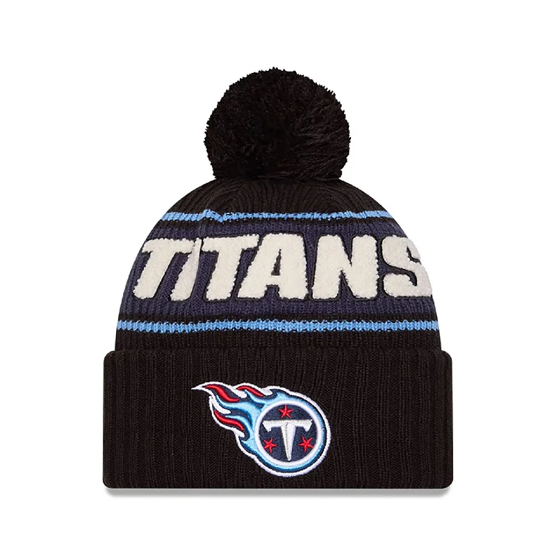 Tennessee Titans NFL Sideline 2024 Black Sport Knit Beanie Hat