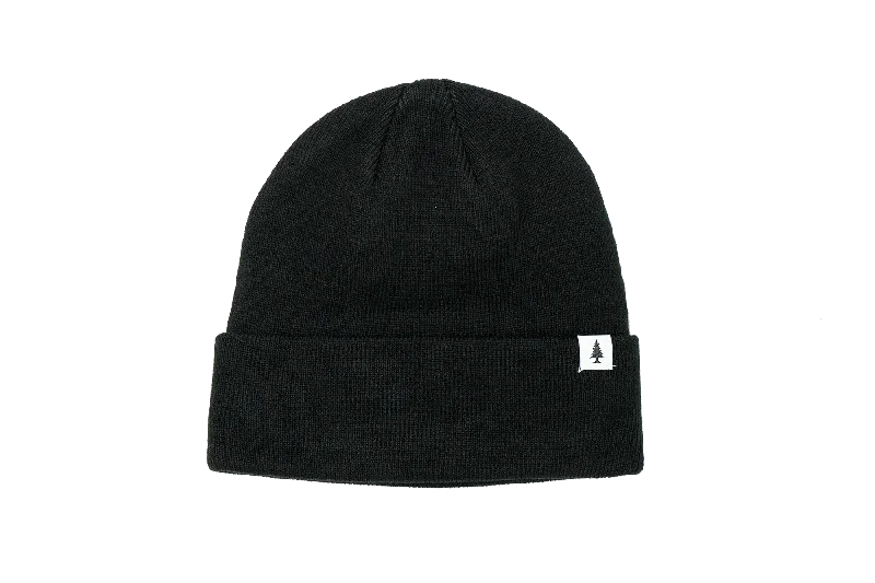 The Black Classic Beanie for Kids