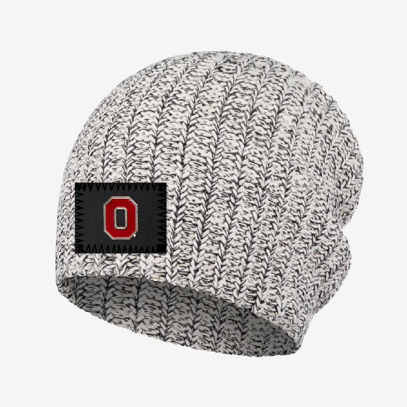 The Ohio State Buckeyes Black Speckled Beanie