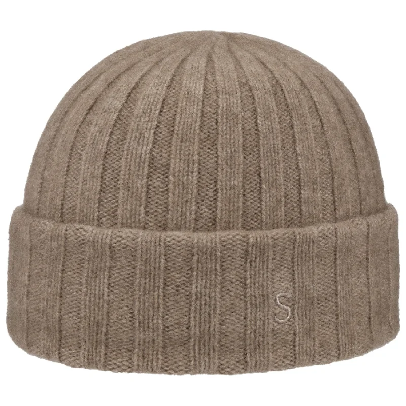 Undyed Cashmere Beanie Hat by Stetson