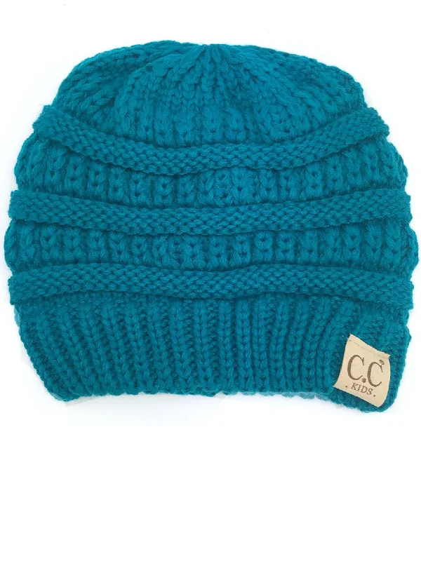 YJ-847 Teal Kid Beanie