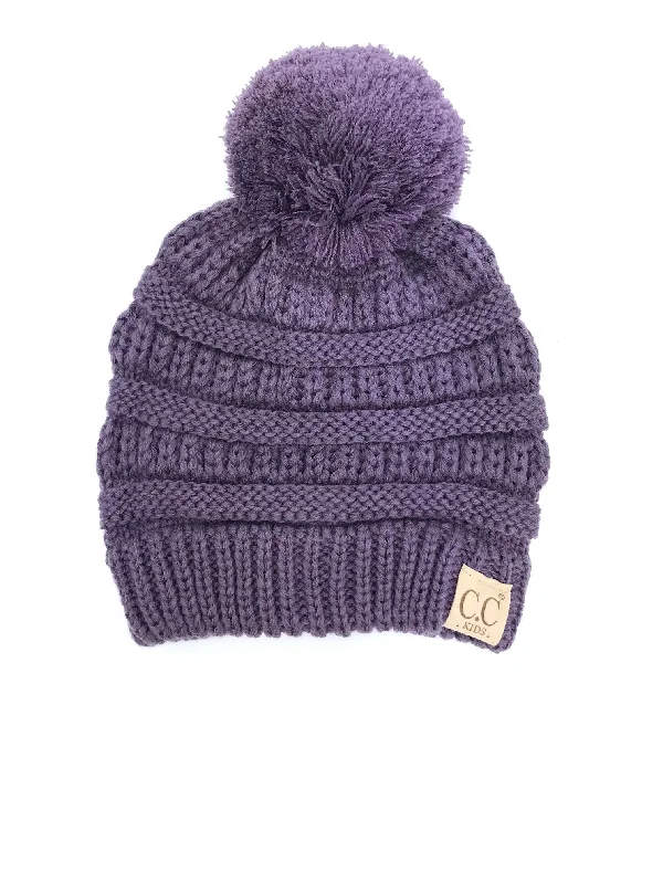 YJ-847 POM Violet Kid Beanie